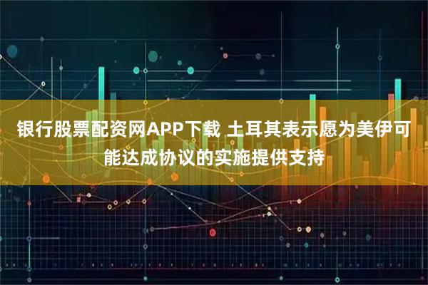 银行股票配资网APP下载 土耳其表示愿为美伊可能达成协议的实施提供支持